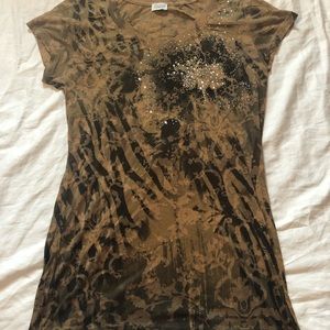 Charming Charlie bedazzled T-shirt